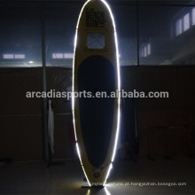 Placa de SUP LED inflável com janela de luz noturna Placas de stand up paddle